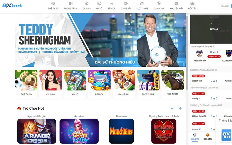 8XBet - Thương hiệu quốc tế uy tín hàng đầu